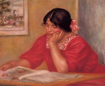 Pierre Auguste Renoir : Leontine Reading II